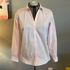 H&M Pink Pinstripe Button Up Shirt size 14 NWT